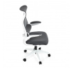 Kancelářská židle, houpací mechanismus, šedá síťovina, KA-C807 GREY