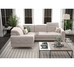 Rohová sedací souprava MALIBU 250X180 cm - levá, béžová