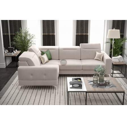 Rohová sedací souprava MALIBU 250X180 cm - levá, béžová Rohová sedací souprava MALIBU 250X180 cm - levá, béžová
