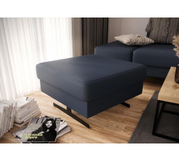 Taburet  EMPORIO 70 x 70 cm přírodní kůže - přírodní kůže - volitelná barva