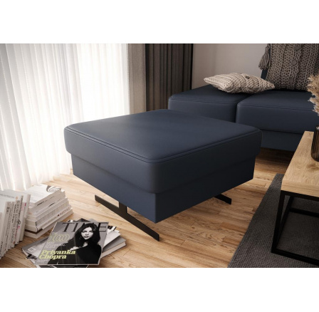 Taburet  EMPORIO 70 x 70 cm přírodní kůže - přírodní kůže - volitelná barva