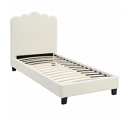 Postel 90x200 CRATER Krémová Boucle