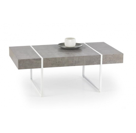 Konferenční stůl TIFFANY /bílá+beton