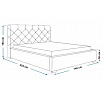 Postel B11 R 120x200, Jasmine 20