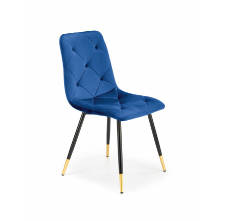 Jídelní židle K438, tmavě modrý Velvet