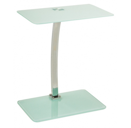 LIFTO ( LIFTOB )  odkládací stolek-sklo bílé (S) (K150-Z)