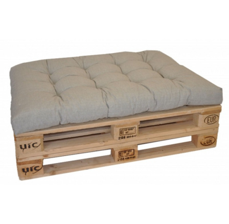 Sedák na paletu 120x80 tmavě béžový melír Sedák na paletu 120x80 tmavě béžový melír