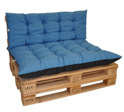 Polstry na paletový nábytek sada Basic - látka tyrkysový melír