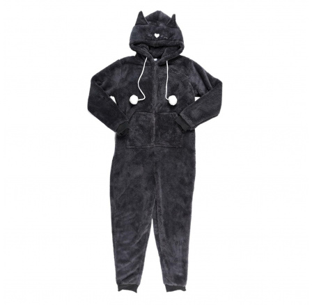 Kombinéza Onesie Kočka velikost S šedá