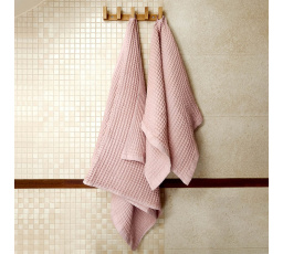 Ručník VAFFEL růžový 70x130cm AW23 860657