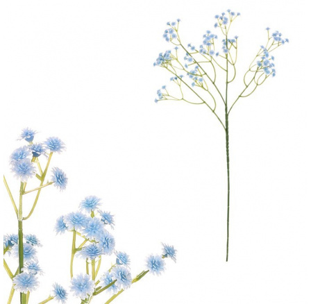 Gypsophila - umělá větev, modré květy