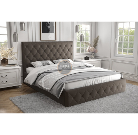 Postel ROMA - 160x200, Dřevěná, hnědá Postel ROMA - 160x200, Dřevěná, hnědá