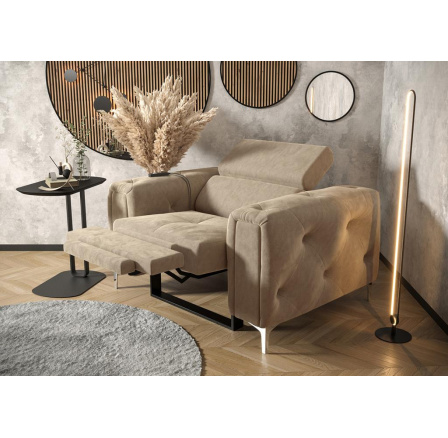 Křeslo ORION , relax 110 cm - béžová Křeslo ORION , relax 110 cm - béžová