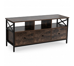 RTV skříňka ZONE 120 cm se zásuvkami Dub Rustikální