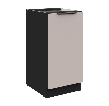 Dolní skřínka ARONA - 40 D 1F BB, Černá mat/Kašmír Dolní skřínka ARONA - 40 D 1F BB, Černá mat/Kašmír
