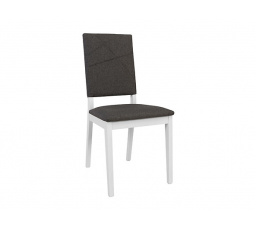 Jídelní židle FORN, bílá teplá (TX098)/Sawana 5 grey