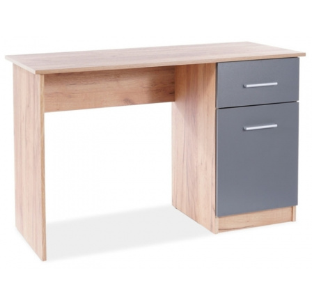 Psací stůl B-002, dub wotan/antracit