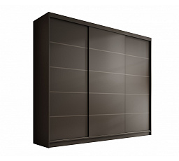 Posuvná skříň Andy 250 Černá+Černá