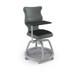 Židle studentská s úložným prostorem Plus Soft velikost 6, Šedá 