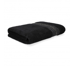Ručník DUKE jemný lurex černý 70x130 cm SS22 926086