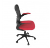 Kancelářská židle, houpací mechanismus, červená, KA-V317 RED