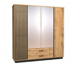 Systém "LAMELO" LA18 (skříň 4D2S) - Barva: černá