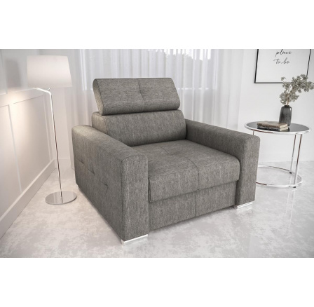 Křeslo MARGO 110 cm - šedá