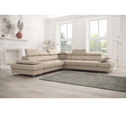 Rohová sedací souprava GALAXY MAX 280×280 - béžová, levá