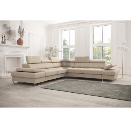 Rohová sedací souprava GALAXY MAX 280×280 - béžová, levá Rohová sedací souprava GALAXY MAX 280×280 - béžová, levá