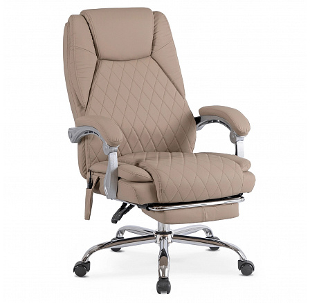 Otočná židle GIORGIO Masážní Vyhřívaná Béžová