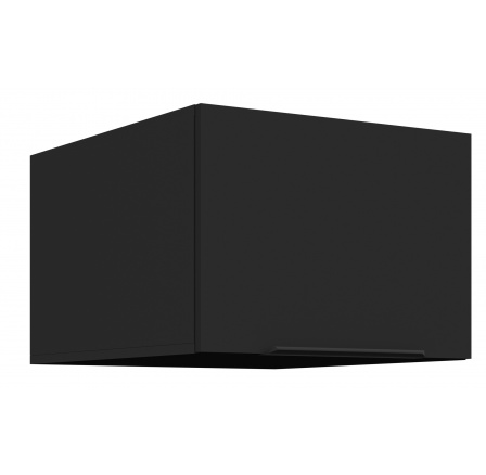 Horní skřínka SIENA - 50 NAGU-36 1F, Černá mat/Černá mat