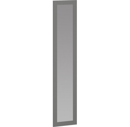 Systém modulárních skříní FORMO - PŘEDNÍ F3 se zrcadlem tmavý popel (1P=1KS)
