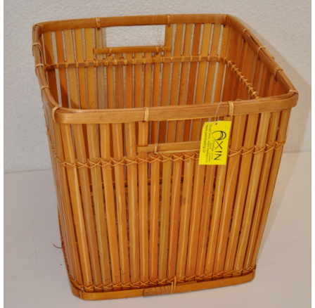 Košík bambusový natural střední