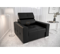 Křeslo MARGO přírodní kůže - volitelný odstín 