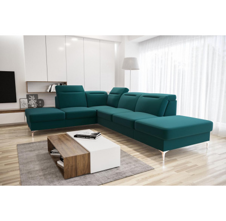 Rohová sedací souprava OSLO 295x220 - zelená , levá Rohová sedací souprava OSLO 295x220 - zelená , levá