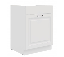 Dolní skřínka STILO - 60 ZL 1S BB, Bílá/Bílá