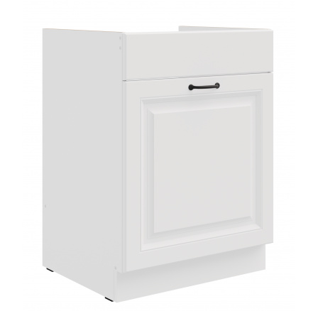 Dolní skřínka STILO - 60 ZL 1S BB, Bílá/Bílá