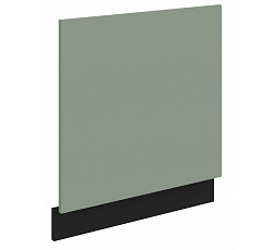 Dvířka na myčku s panelem ARIA - ZM 570x596, Černá/Aquamarine