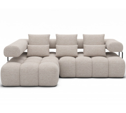 Sedací souprava Levvi, Bazalt 18 levá