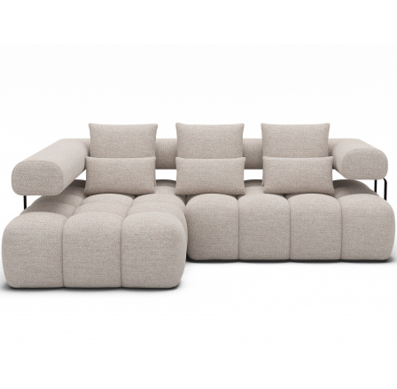 Sedací souprava Levvi, Bazalt 18 levá