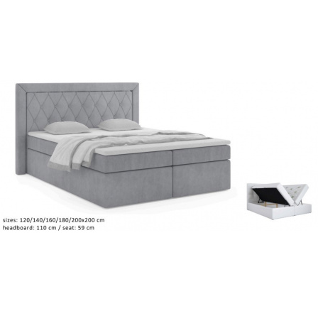 Kontinentální postel Leon 1 160x200