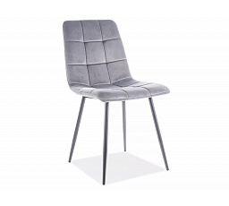 Jídelní židle MILA Velvet, šedý Bluvel 14
