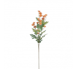 Umělá větvička MAVY oranžové kuličky 78 cm 738951