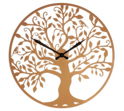 Hodiny nástěnné - pr. 60 cm, kovové, strom života