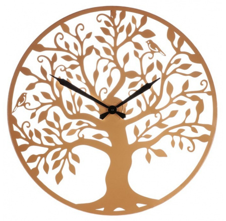 Hodiny nástěnné - pr. 60 cm, kovové, strom života