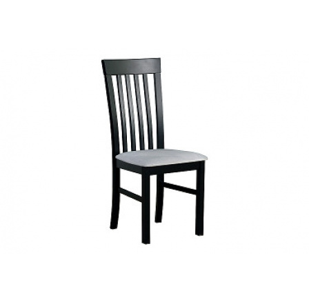 MIA 2 jídelní židle (MILANO 2) dřevo černá / látka grafitová č. 26X (DM)- kolekce "DRE" (K150-Z)