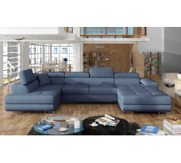 Sedací souprava ve tvaru U RODRIGO, Solid 77 Levá