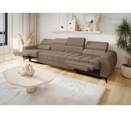 Sofa PORTO IV , relax 331 cm přírodní kůže - přírodní kůže - volitelná barva