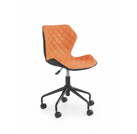 Dětská židle MATRIX /černá+oranžová